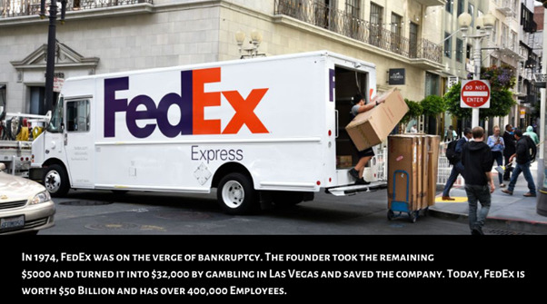 FedEx gambling