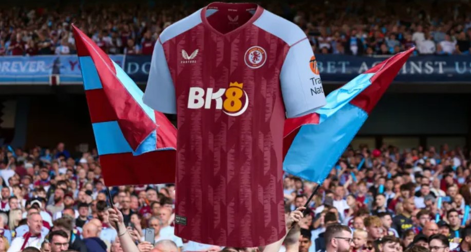 Aston Villa FC Announces Partnership with BK8 as New Shirt Sponsor
